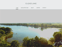 Tablet Screenshot of gileadlake.com